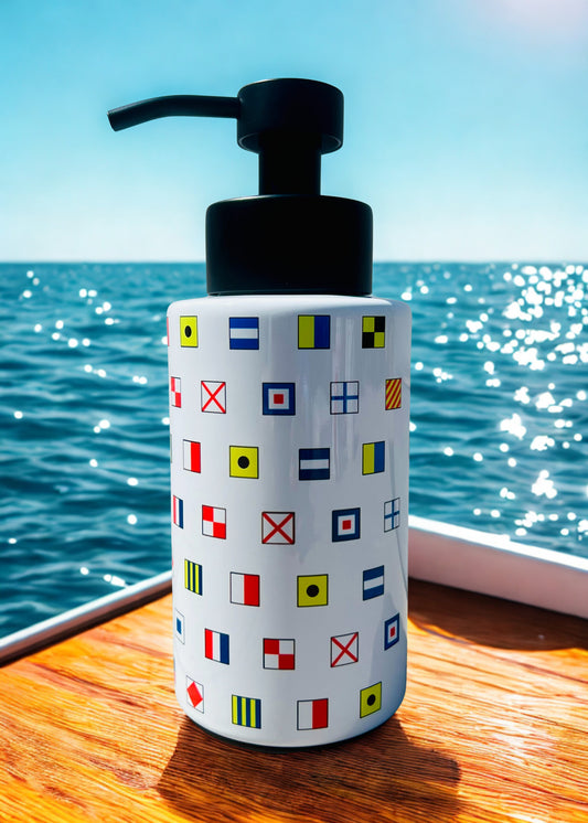 Nautical Flag Soap Dispenser