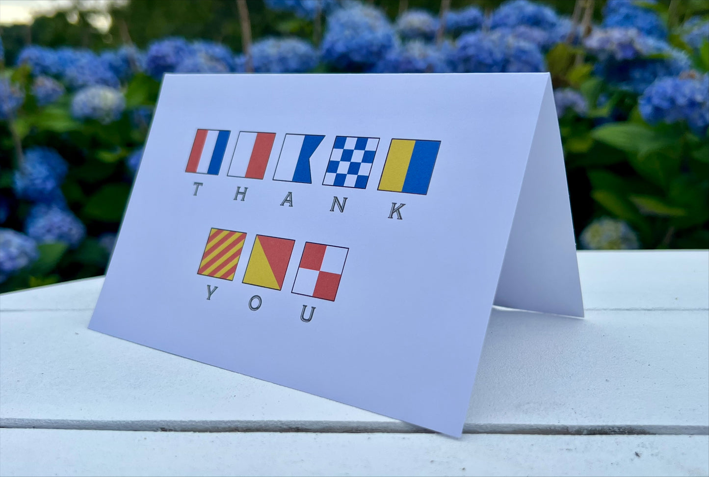 Nautical Flag Thank You Notecards (Set of 8)