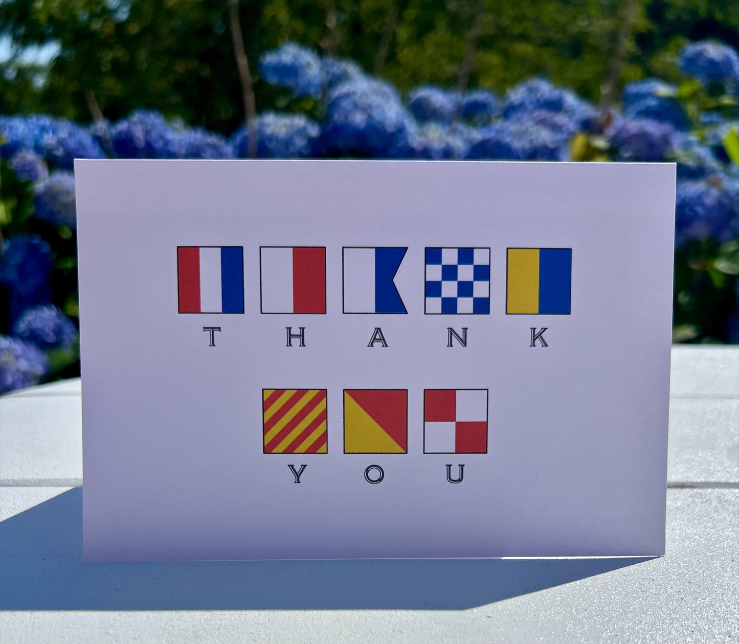 Nautical Flag Thank You Notecards (Set of 8)