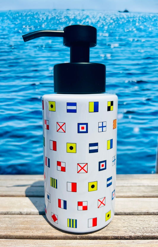 Nautical Flag Soap Dispenser